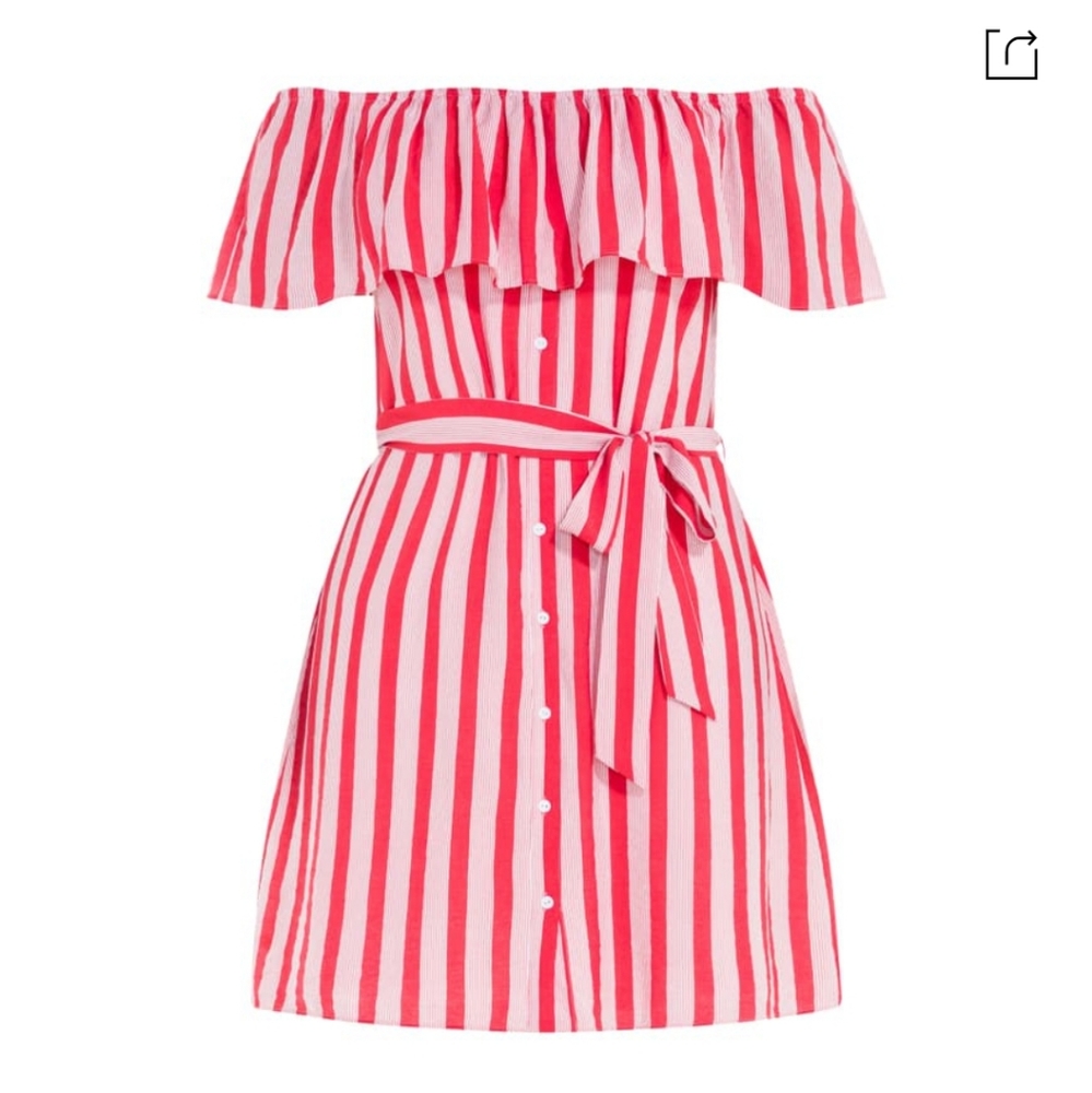 City Chic Striped Dress